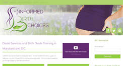 Desktop Screenshot of informedbirthchoices.org